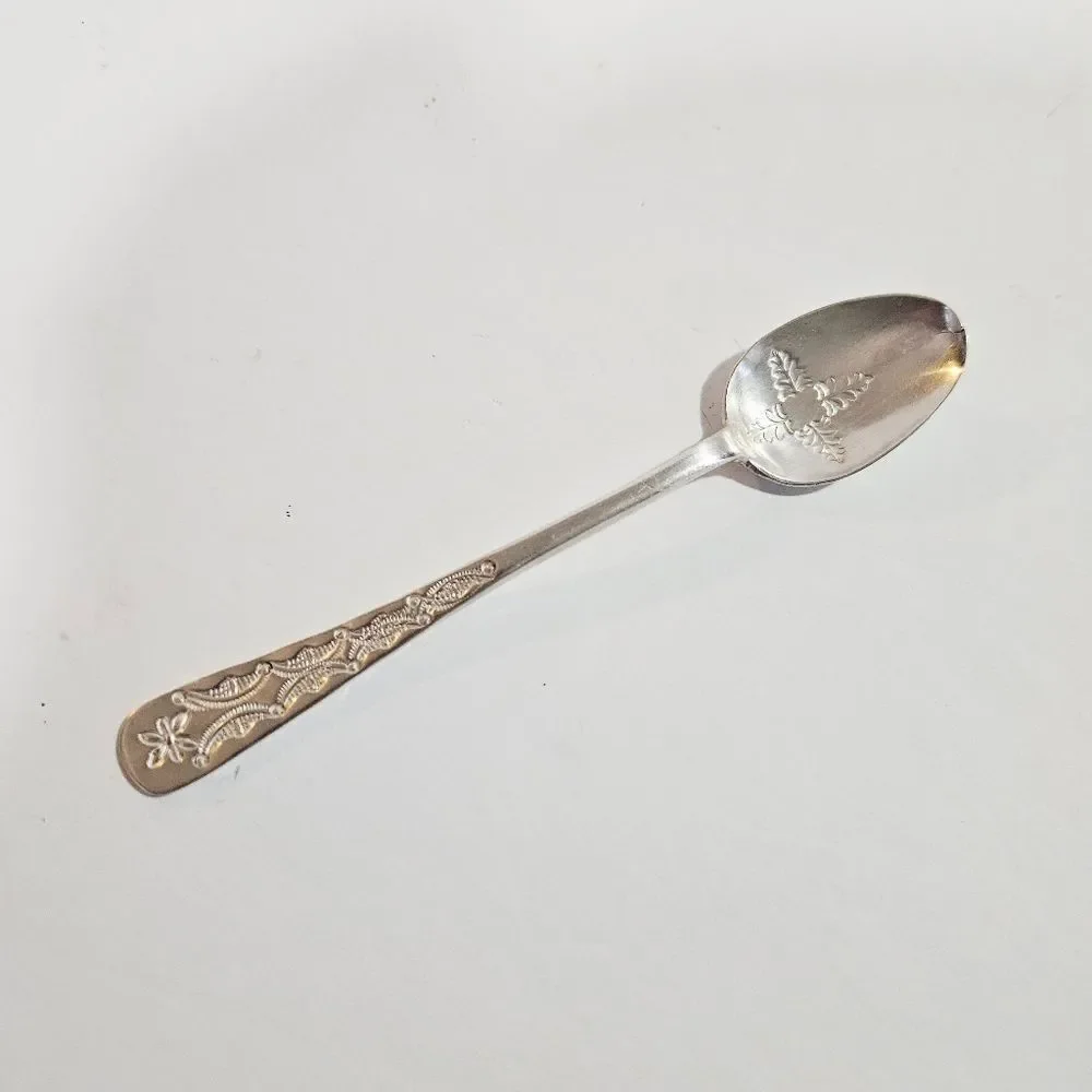 Vintage Sterling Silver Artesian Made Native American Crafted Decorative Spoon